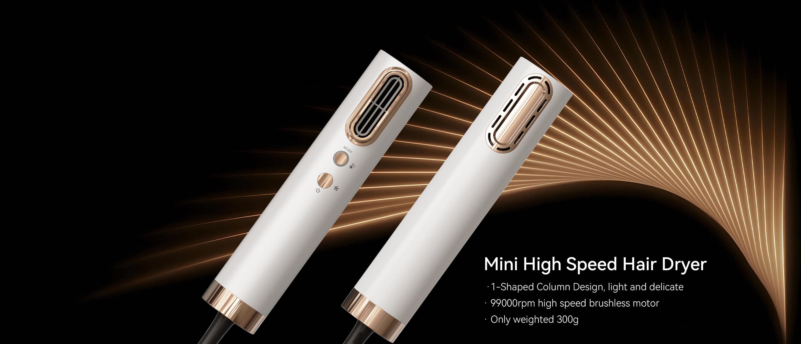 Mini High Speed Plasma Hair Dryer